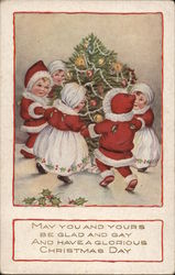 May You and Yours Be Glad and Gay and Have a Glorious Christmas Day Postcard