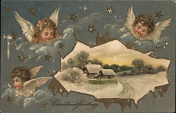 Christmas Greetings Postcard