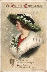 A Merry Christmas Postcard Postcard