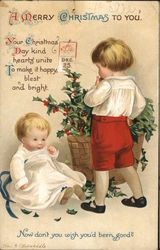 A Merry Christmas To You - Now Don't You Wish You'd Been Good? Postcard