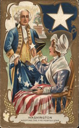 Washington Patriotic Postcard Postcard