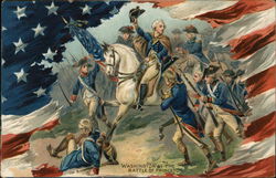 Washington At The Battle of Princeton Postcard