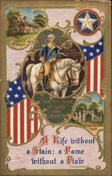 George Washing--For The Sake of God and Country Postcard