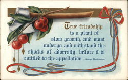 True Friendship Patriotic Postcard Postcard