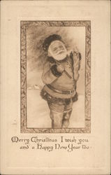 A picture of Santa Postcard