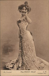 Miss Anna Held Actresses Postcard Postcard