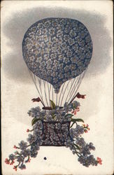 Picture of a Hot Air Balloon Hot Air Balloons Postcard Postcard