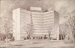 New Main Building, The Rhode Island Hospital Postcard