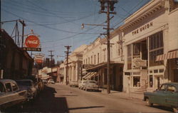 Main Business Section Along Mill Street Grass Valley, CA Postcard Postcard Postcard