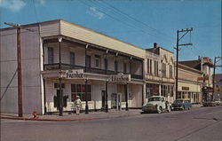 Downtown View of Quaint Victorian Village showing Early Architecture and old Ivanhoe Hotel Ferndale, CA Postcard Postcard Postcard