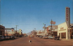 View of Town Bishop, CA Postcard Postcard Postcard