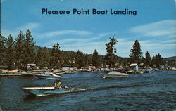 Pleasure Point Boat Landing Big Bear Lake, CA Postcard Postcard Postcard