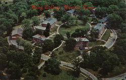 Aerial View of King College Postcard