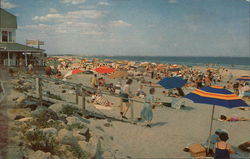 Beach and Bathers Ogunquit, ME Postcard Postcard Postcard