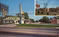 Alamo Plaza Hotel Courts Postcard