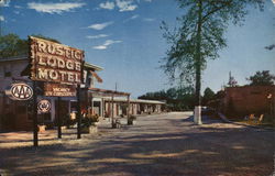 Rustic Lodge Motel Postcard