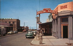 Tombstone Arizona & Famous Crystal Palace Saloon Postcard