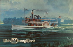 Cruising by Excursion Steamer Disney Postcard Postcard Postcard