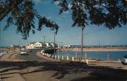 Entrance to Beach Postcard