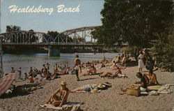 Healdsburg Municipal Beach Postcard