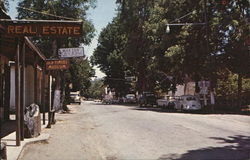 Main Street Looking East Murphys, CA Postcard Postcard Postcard