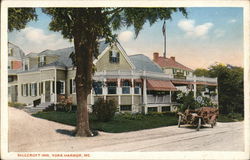 Hillcroft Inn York Harbor, ME Postcard Postcard Postcard