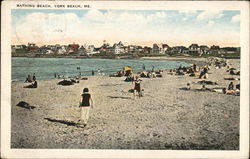 View of Bathing Beach Postcard