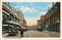 Main Street Biddeford, ME Postcard Postcard Postcard