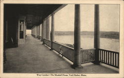 West Corridor - The Marshall House York Harbor, ME Postcard Postcard Postcard