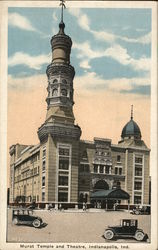 Murat Temple and Theatre Postcard