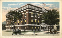 New Municipal and Superior Court Building Postcard