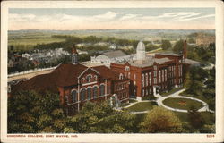 Aerial View of Concordia College Fort Wayne, IN Postcard Postcard Postcard