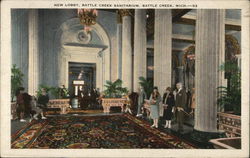 New Lobby, Sanitarium Postcard