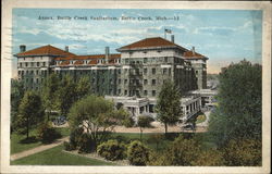 View of Annex, Sanitarium Battle Creek, MI Postcard Postcard Postcard