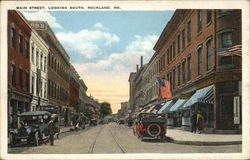 Main Street, Looking South Postcard