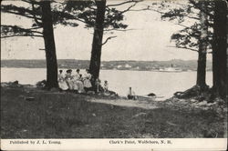 Small Gathering at Clark's Point Postcard