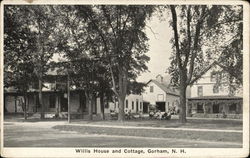 Willis House and Cottage Gorham, NH Postcard Postcard Postcard