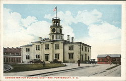 Administration Building, Navy Yard Portsmouth, NH Postcard Postcard Postcard