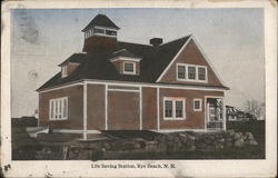 Life Saving Station Rye Beach, NH Postcard Postcard Postcard