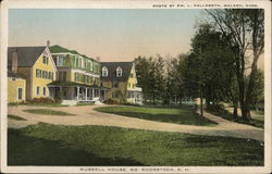 Street View of Russell House North Woodstock, NH Postcard Postcard Postcard