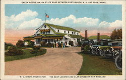 Green Moors Inn, "The Best Lobster and Clam Dinner In New England" Kittery, ME Postcard Postcard Postcard