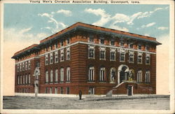 Young Men's Christian Association Building Davenport, IA Postcard Postcard Postcard