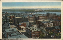 Bird's Eye View Davenport, IA Postcard Postcard Postcard