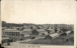 Bird's Eye Looking Southeast Camp Dodge, IA Postcard Postcard Postcard