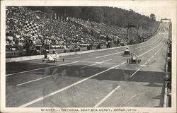 Winner..National Soap Box Derby Akron, OH Postcard Postcard Postcard