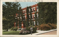 West Barrack, Culver Military Academy Indiana Postcard Postcard Postcard