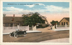 Entrance to US Barracks Key West, FL Postcard Postcard Postcard