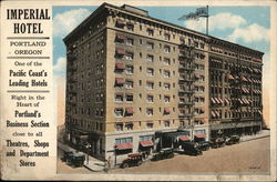 Imperial Hotel Portland, OR Postcard Postcard Postcard