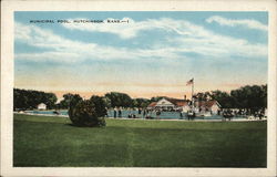 Municipal Pool Hutchinson, KS Postcard Postcard Postcard