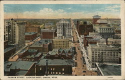 Farnam Street, Looking West Postcard